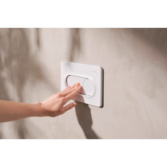 Ovládací tlačítko Hansgrohe iFrame Original S plast matná bílá mat 66002700