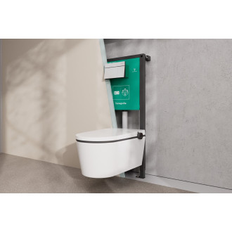 Ovládací tlačítko Hansgrohe iFrame Element E kov matná bílá mat 66003700