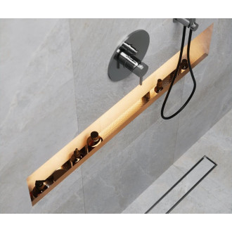 NIX nerezová sprchová kapsa Polysan 80cm 72442