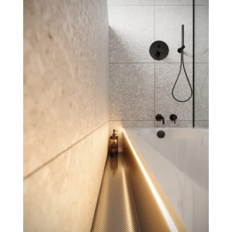 NIX nerezová vanová kapsa Polysan 180 cm, instalace do rohu 72463