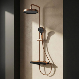 Sprchový set REA Farel Brush Copper