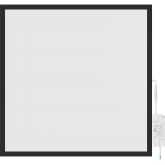Mexen Brill panel sufitowy LED podtynkowy 60 x 60 cm, 40W, Neutralna - 4000K, 4400 lm, czarny - L200-060-060-4040-70