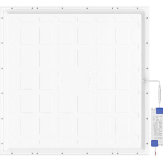 Mexen Brill+ panel sufitowy LED podtynkowy 60 x 60 cm, 48W, Zimna - 6500K, 5808 lm, biały - L201-060-060-4865-20