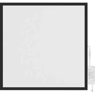 Mexen Brill-S panel sufitowy LED podtynkowy 60 x 60 cm, 36W, Neutralna - 4000K, 5184 lm, czarny - L202-060-060-3640-70