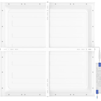 Mexen Brill-S panel sufitowy LED natynkowy 60 x 60 cm, 40W, Neutralna - 4000K, 4400 lm, biały - L205-060-060-4040-20
