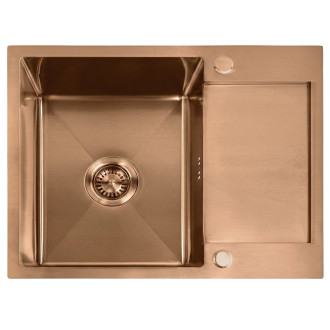 Ocelový dřez Paul BRUSH COPPER