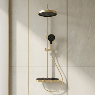 Sprchový set Rea Creo Brush Gold