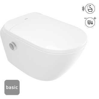 Deante Silia závěsný klozet + automatické vyhřívané WC sedátko CSSD6ZPW