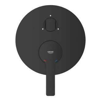 Sprchová a vanová baterie Grohe Lineare bez podomítkového tělesa černá matná 240952431