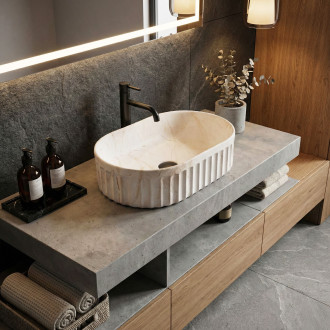 Umyvadlo na desku REA Georgia