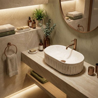 Umyvadlo na desku REA Georgia