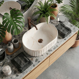 Umyvadlo na desku REA Georgia