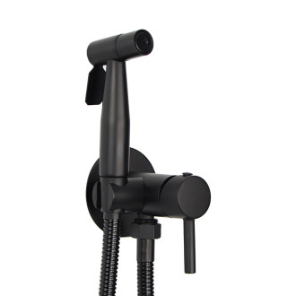 CERANO - Bidetová podomítková baterie Tiziana - černá matná