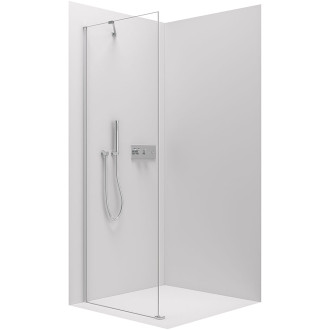 CERANO Sprchová zástěna pro dveře L/P chrom, transp.sklo 90x190 cm, pevná CER-420258