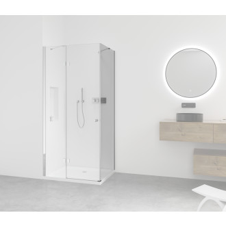 CERANO Sprchová zástěna pro dveře L/P chrom, transp.sklo 90x190 cm, pevná CER-420258