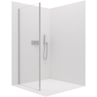 CERANO Sprchová zástěna pro dveře L/P chrom, transp.sklo 100x195cm pevná CER-425647