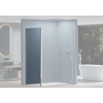 CERANO Sprchová zástěna pro dveře L/P chrom, transp.sklo 80x195cm pevná CER-425641