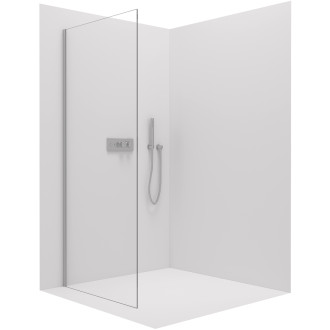 CERANO Sprchová zástěna Santoro L/P chrom, transparentní sklo 80x195 cm pevná CER-424975