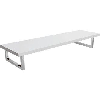 CERANO - Deska pod umyvadlo Navira Pro + 2 konzole pod desku - bílá matná - 121x46,5x3,6 cm