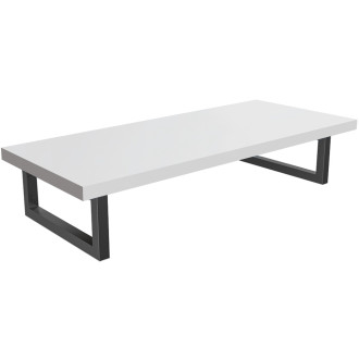 CERANO - Deska pod umyvadlo Navira Pro + 2 konzole pod desku - bílá matná - 61x46,5x3,6 cm