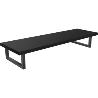 CERANO - Deska pod umyvadlo Navira Pro + 2 konzole pod desku - černá matná - 101x46,5x3,6 cm