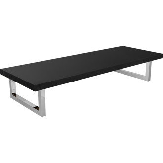 CERANO - Deska pod umyvadlo Navira Pro + 2 konzole pod desku - černá matná - 81x46,5x3,6 cm