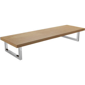 CERANO - Deska pod umyvadlo Navira Pro + 2 konzole pod desku - dub medový - 101x46,5x3,6 cm