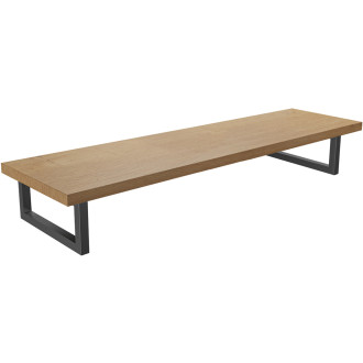 CERANO - Deska pod umyvadlo Navira Pro + 2 konzole pod desku - dub medový - 120x46x3,6 cm
