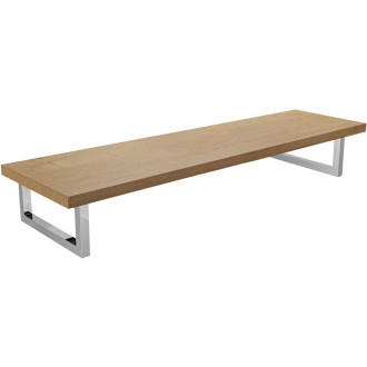CERANO - Deska pod umyvadlo Navira Pro + 2 konzole pod desku - dub medový - 120x46x3,6 cm