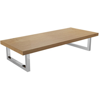 CERANO - Deska pod umyvadlo Navira Pro + 2 konzole pod desku - dub medový - 61x46,5x3,6 cm