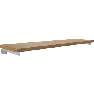 CERANO - Deska pod umyvadlo Navira Pro + 2 skryté konzole - dub medový - 120x46x3,6 cm
