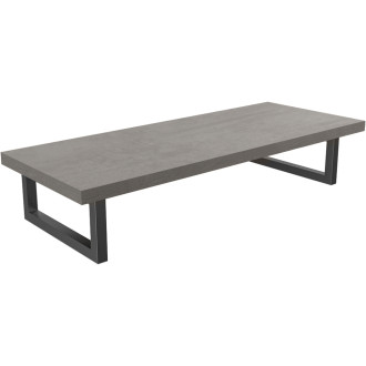 CERANO - Deska pod umyvadlo Navira Pro + podpěrná konzole - betonově šedá - 71x46,5x3,6 cm