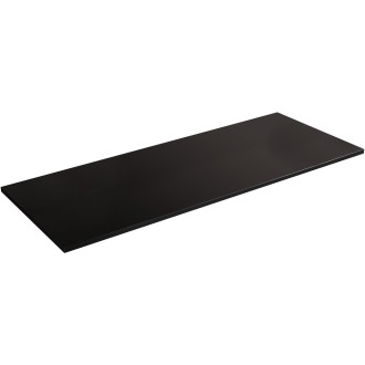 CERANO - Deska pod umyvadlo Navira Slim - černá matná - 120x1,8x46 cm