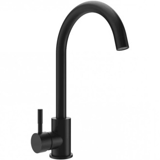 CERANO - Dřezová stojánková baterie Daniela - černá matná