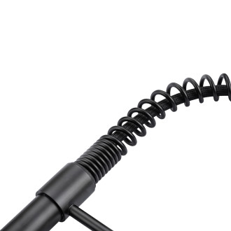 CERANO - Dřezová stojánková baterie Daniela - výsuvná sprška - černá matná