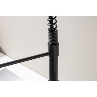 CERANO - Dřezová stojánková baterie Daniela - výsuvná sprška - černá matná