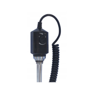 CERANO - Elektrická topná tyč s termostatem 300W - černá lesklá