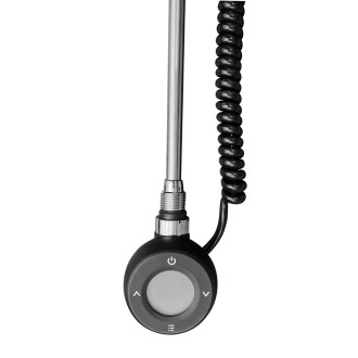 CERANO - Elektrická topná tyč s termostatem a WiFi ovládáním - 300 W - černá matná