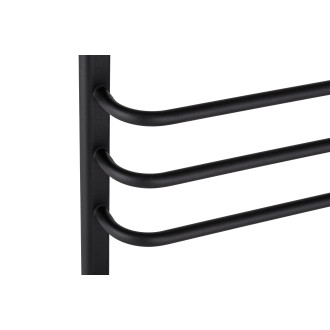 CERANO - Elektrický sušák ručníků Alessandro - 161 W - černá matná - 860x550 mm