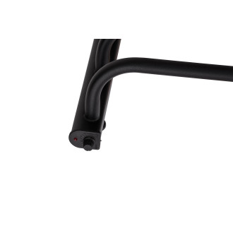 CERANO - Elektrický sušák ručníků Alessandro - 228 W - černá matná - 1160x550 mm