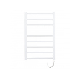 CERANO - Elektrický sušák ručníků Domenico - 128 W - bílá lesklá  - 860x550 mm