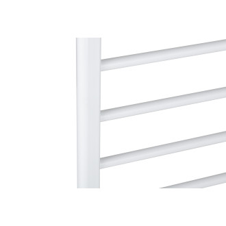 CERANO - Elektrický sušák ručníků Domenico - 128 W - bílá lesklá  - 860x550 mm