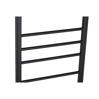 CERANO - Elektrický sušák ručníků Domenico - 128 W - černá matná - 860x550 mm