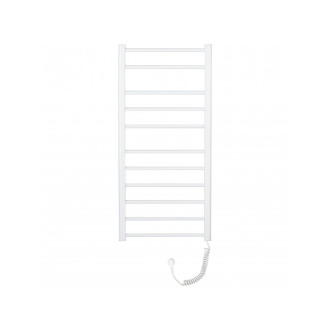 CERANO - Elektrický sušák ručníků Domenico - 187 W - bílá lesklá - 1160x550 mm