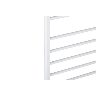 CERANO - Elektrický sušák ručníků Domenico - 187 W - bílá lesklá - 1160x550 mm