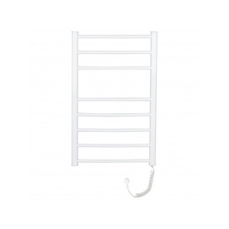 CERANO - Elektrický sušák ručníků Luca - 128 W - bílá lesklá - 860x550 mm