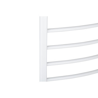 CERANO - Elektrický sušák ručníků Luca - 128 W - bílá lesklá - 860x550 mm