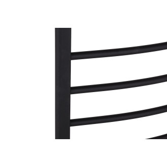 CERANO - Elektrický sušák ručníků Luca - 128 W - černá matná - 860x550 mm