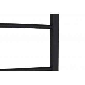 CERANO - Elektrický sušák ručníků Luca - 128 W - černá matná - 860x550 mm