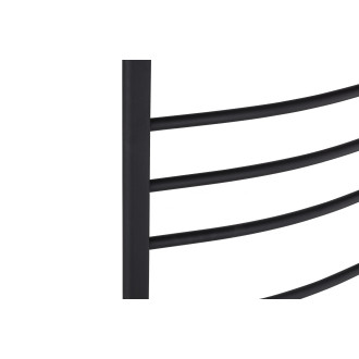 CERANO - Elektrický sušák ručníků Luca - 187 W - černá matná - 1160x550 mm